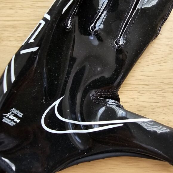Nike Vapor Jet Football Gloves Size S Black White Receiver Texturized Rubber New - Picture 8 of 15